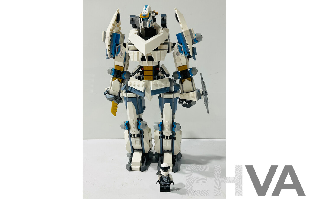 Mostly Built LEGO Ninjago Zane’s Titan Mech Set 71738