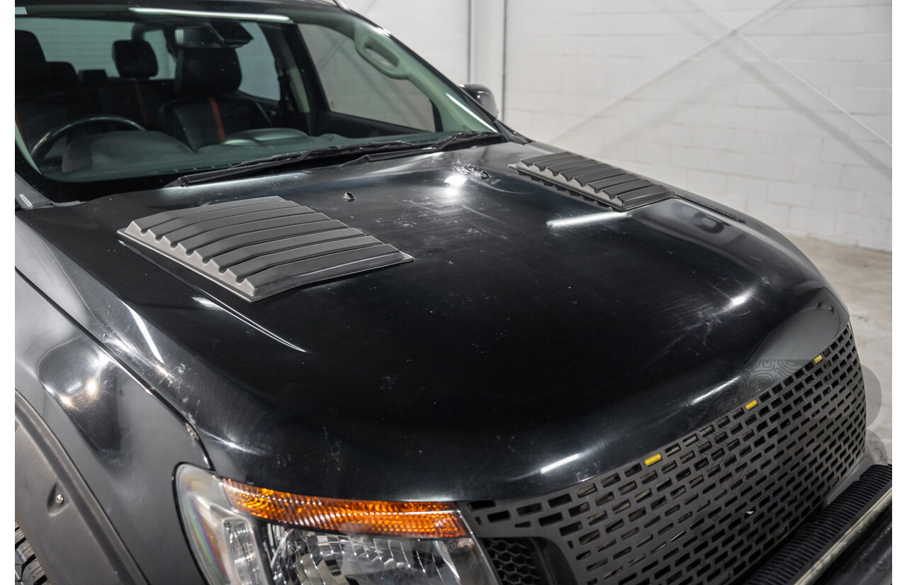 10/2013 Ford Ranger Wildtrak 3.2 (4x4) PX Crew Cab Utility Black Mica Turbo Diesel 3.2L