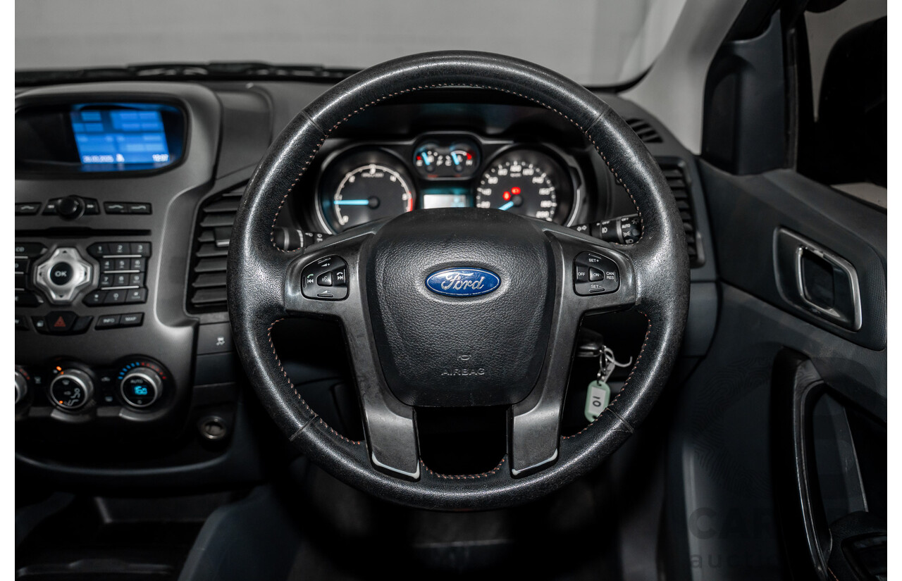 10/2013 Ford Ranger Wildtrak 3.2 (4x4) PX Crew Cab Utility Black Mica Turbo Diesel 3.2L