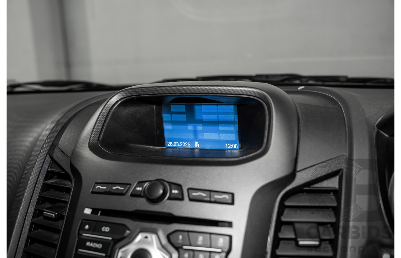 10/2013 Ford Ranger Wildtrak 3.2 (4x4) PX Crew Cab Utility Black Mica Turbo Diesel 3.2L