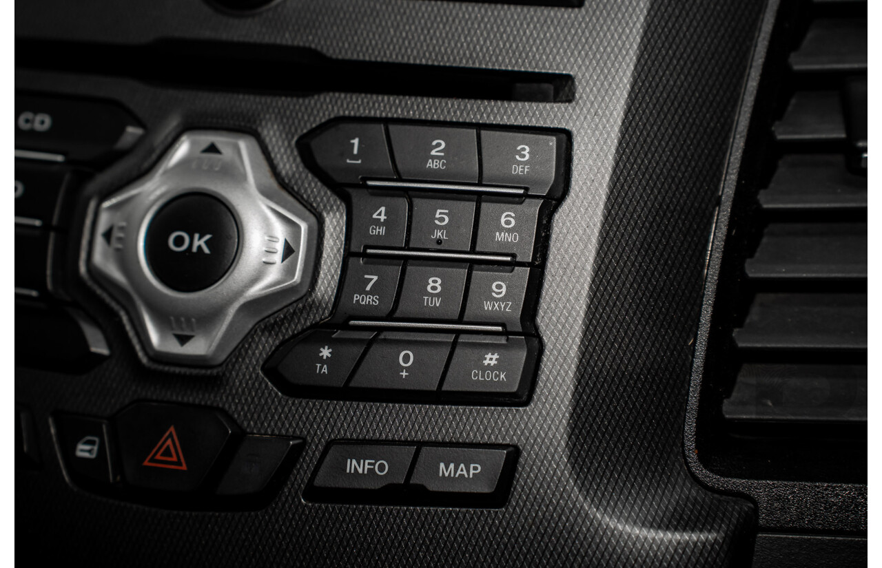 10/2013 Ford Ranger Wildtrak 3.2 (4x4) PX Crew Cab Utility Black Mica Turbo Diesel 3.2L