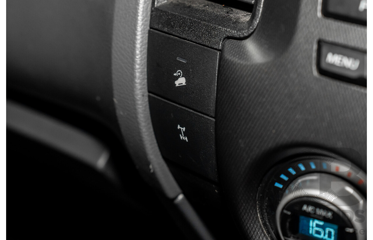 10/2013 Ford Ranger Wildtrak 3.2 (4x4) PX Crew Cab Utility Black Mica Turbo Diesel 3.2L