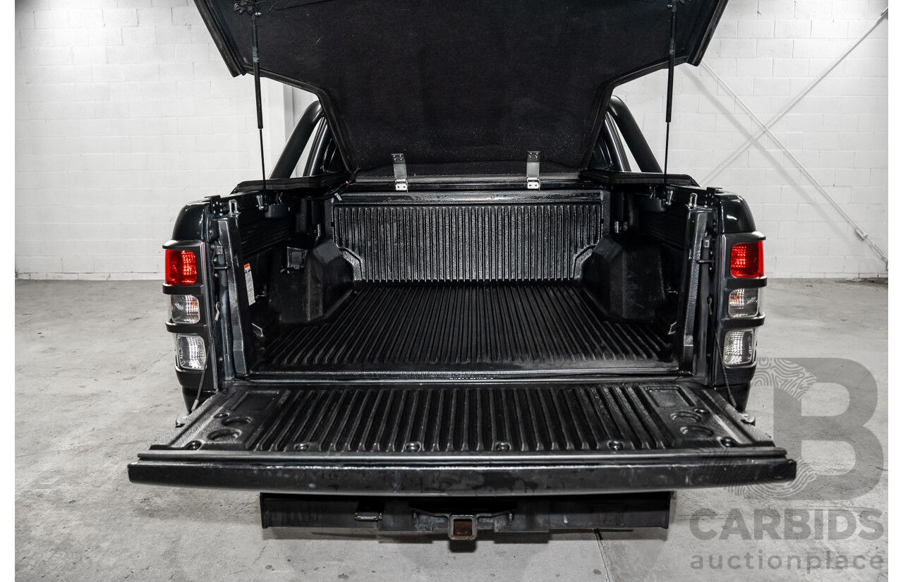 10/2013 Ford Ranger Wildtrak 3.2 (4x4) PX Crew Cab Utility Black Mica Turbo Diesel 3.2L
