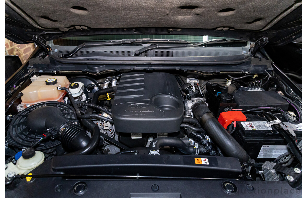 10/2013 Ford Ranger Wildtrak 3.2 (4x4) PX Crew Cab Utility Black Mica Turbo Diesel 3.2L