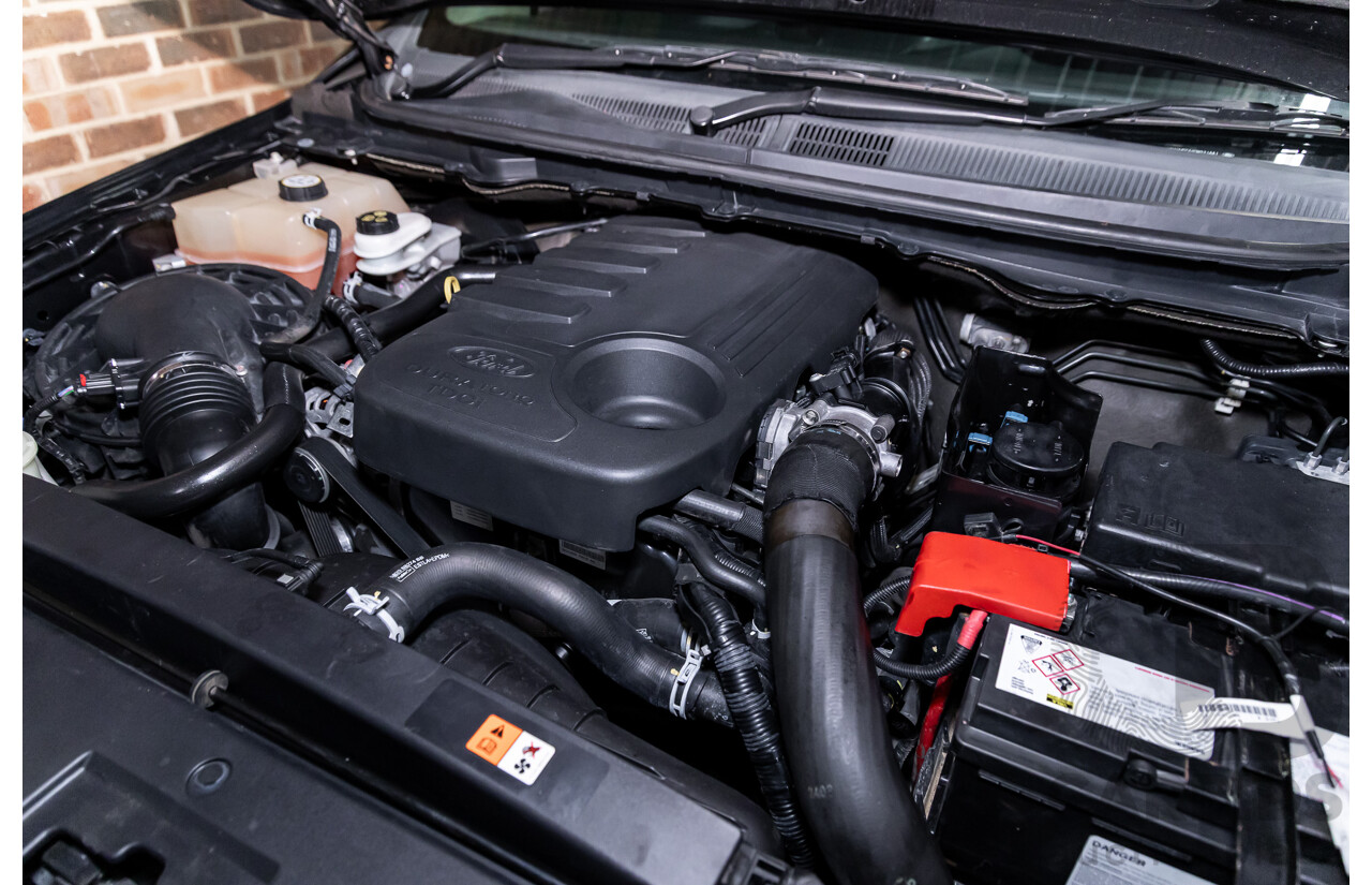 10/2013 Ford Ranger Wildtrak 3.2 (4x4) PX Crew Cab Utility Black Mica Turbo Diesel 3.2L