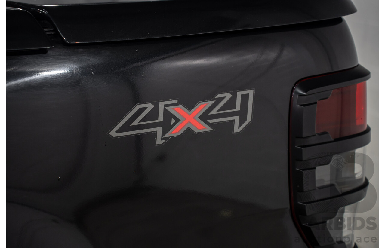 10/2013 Ford Ranger Wildtrak 3.2 (4x4) PX Crew Cab Utility Black Mica Turbo Diesel 3.2L