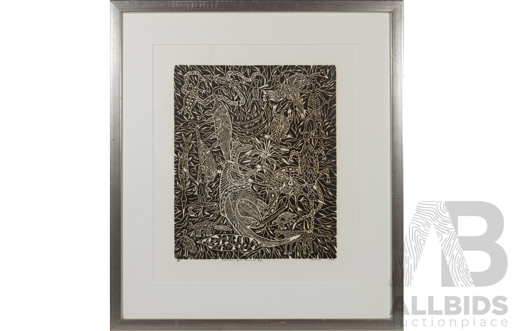 Pooaraar Bevan Hayward (20th Century, Indigenous Australian, 1939-2004), Dreamtime