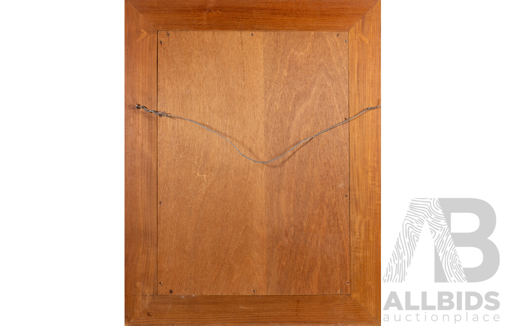 Donald Friend, (20th Century, Australian, 1915-1989), The Flute Players of Puri Suling, Offset Vintage Lithograph A/P, Signed and Dated, 79 x 62 cm (frame)