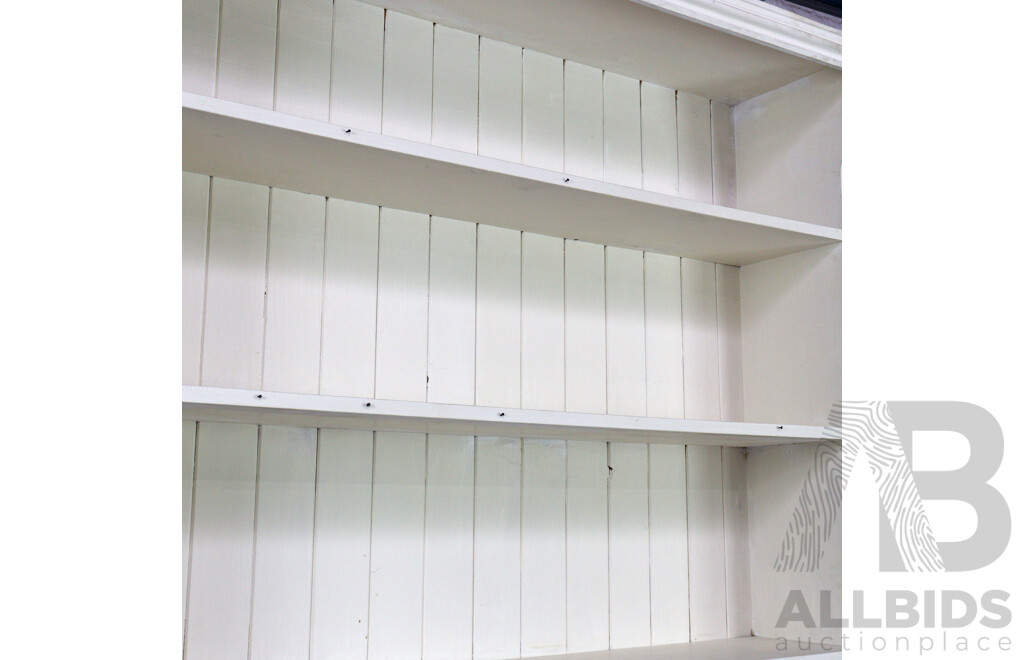 Painted Timber Open Bookcase