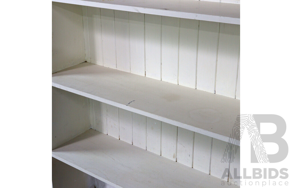 Painted Timber Open Bookcase