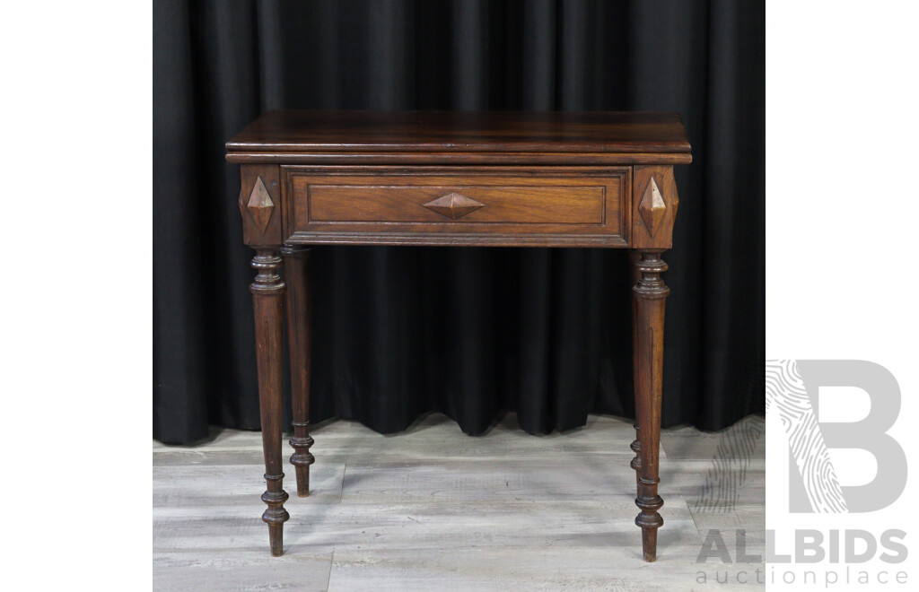 Reproduction Timber Fold Out Card Table