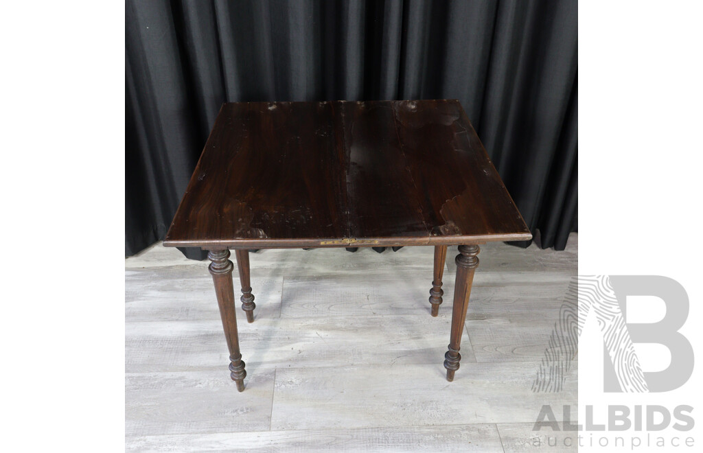 Reproduction Timber Fold Out Card Table