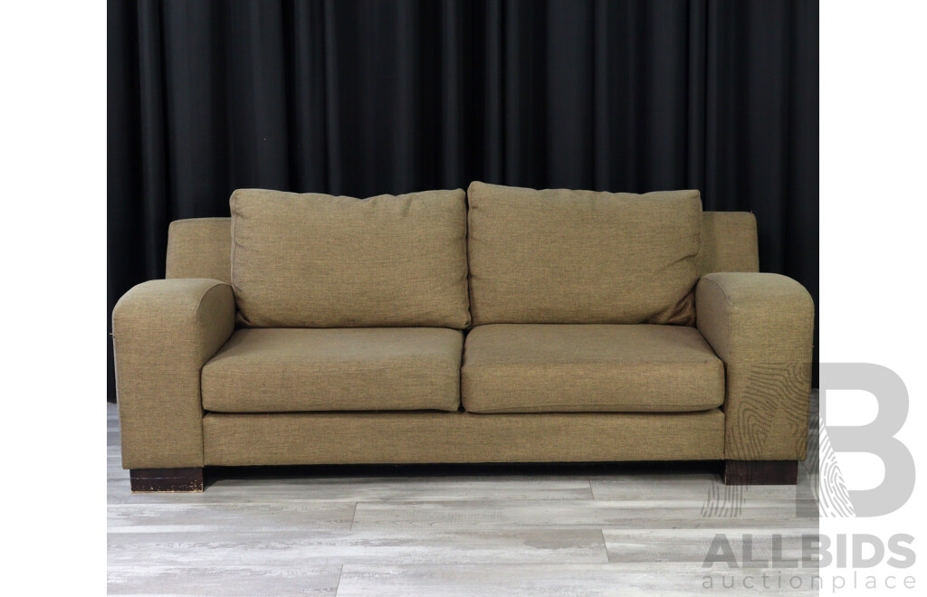 Fabric Two Seater Lounge