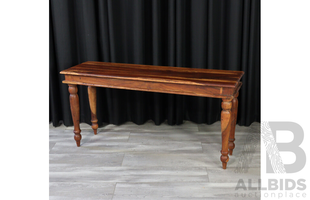 Hardwood Hall Table