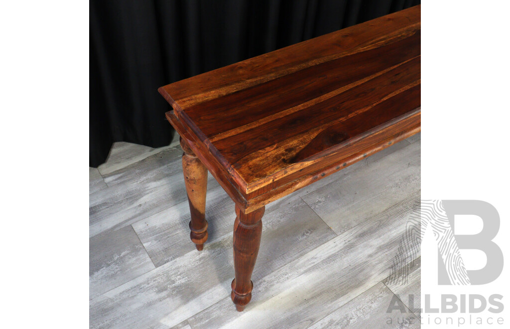 Hardwood Hall Table