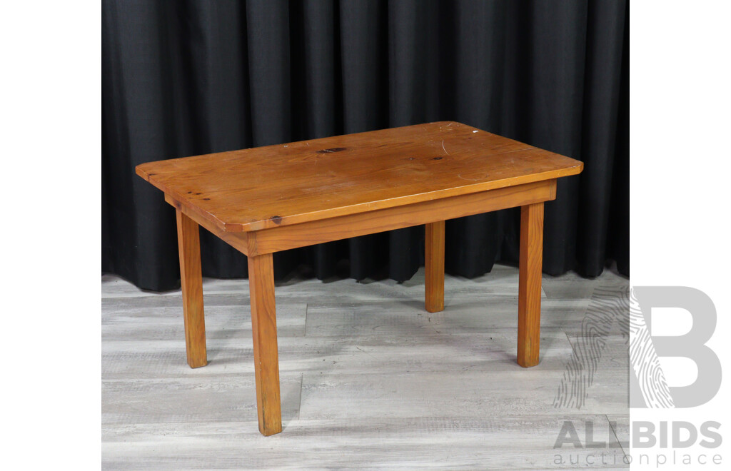 Rustic Pine Coffee Table