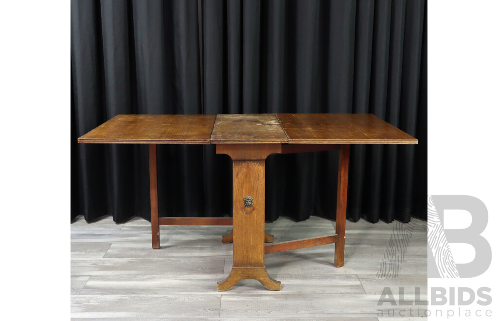 Georgian Style Drop Side Sofa Table