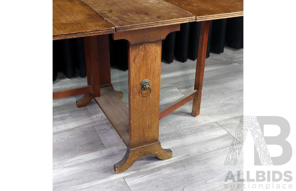 Georgian Style Drop Side Sofa Table