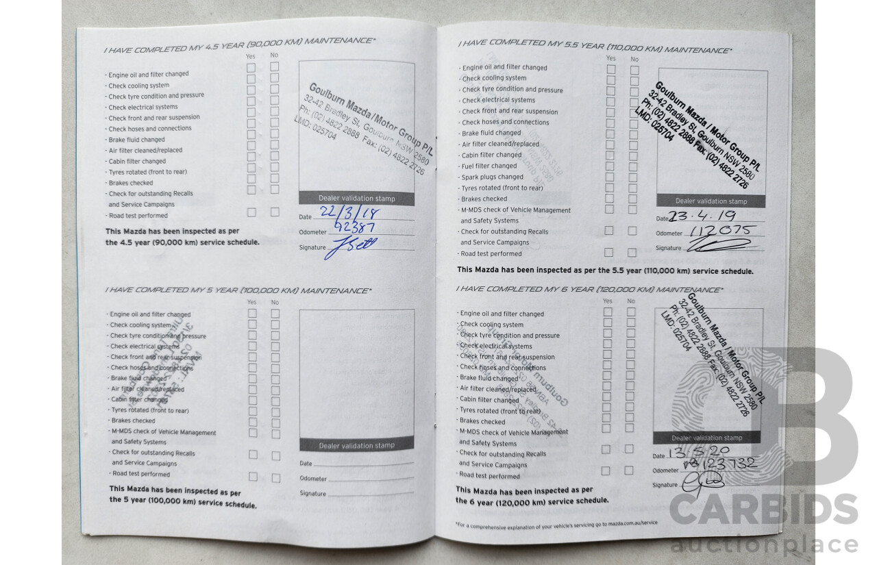 2/2013 Mazda Cx-9 Luxury (fwd) MY13 4d Wagon Silver Or Chrome 3.7L