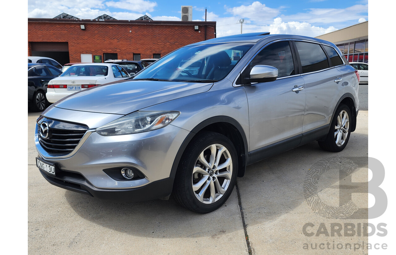 2/2013 Mazda Cx-9 Luxury (fwd) MY13 4d Wagon Silver Or Chrome 3.7L