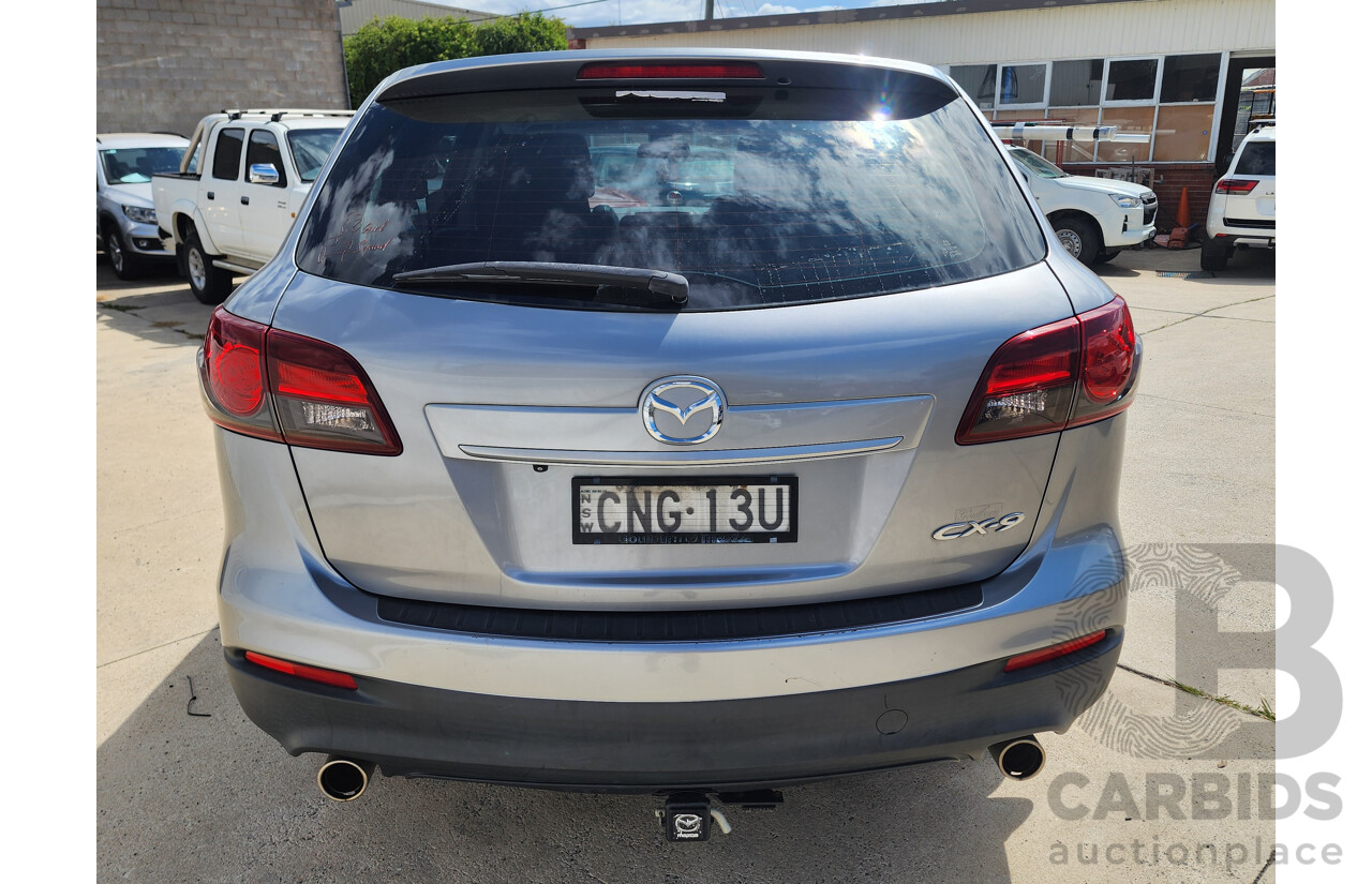 2/2013 Mazda Cx-9 Luxury (fwd) MY13 4d Wagon Silver Or Chrome 3.7L