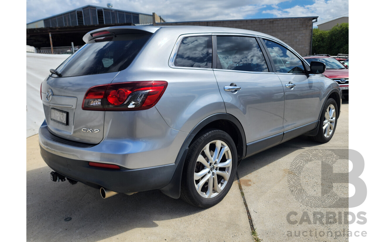 2/2013 Mazda Cx-9 Luxury (fwd) MY13 4d Wagon Silver Or Chrome 3.7L