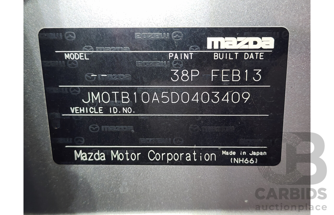 2/2013 Mazda Cx-9 Luxury (fwd) MY13 4d Wagon Silver Or Chrome 3.7L