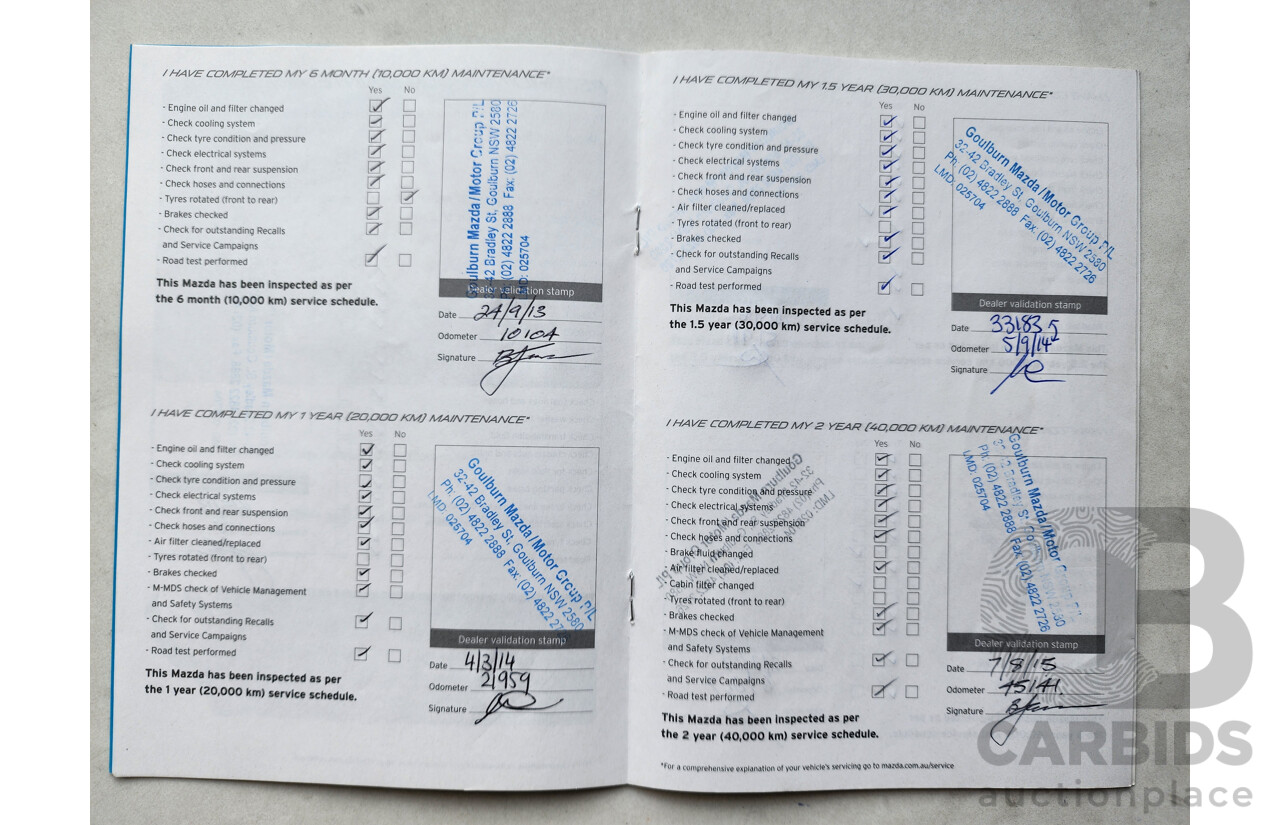 2/2013 Mazda Cx-9 Luxury (fwd) MY13 4d Wagon Silver Or Chrome 3.7L