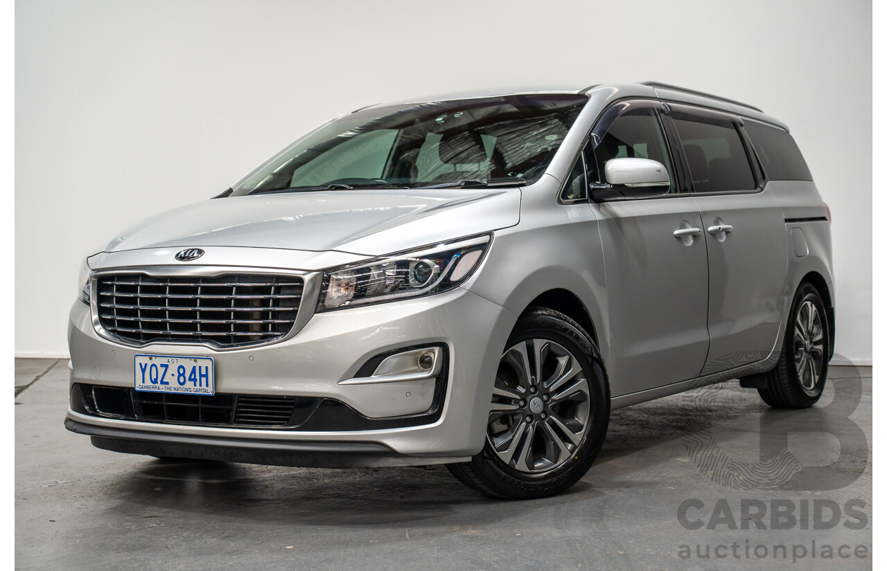 05/2019 Kia Carnival SLi YP PE MY19 4D Wagon Silky Silver Metallic Turbo Diesel 2.2L - 8 seater