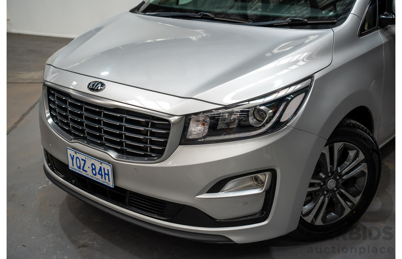 05/2019 Kia Carnival SLi YP PE MY19 4D Wagon Silky Silver Metallic Turbo Diesel 2.2L - 8 seater