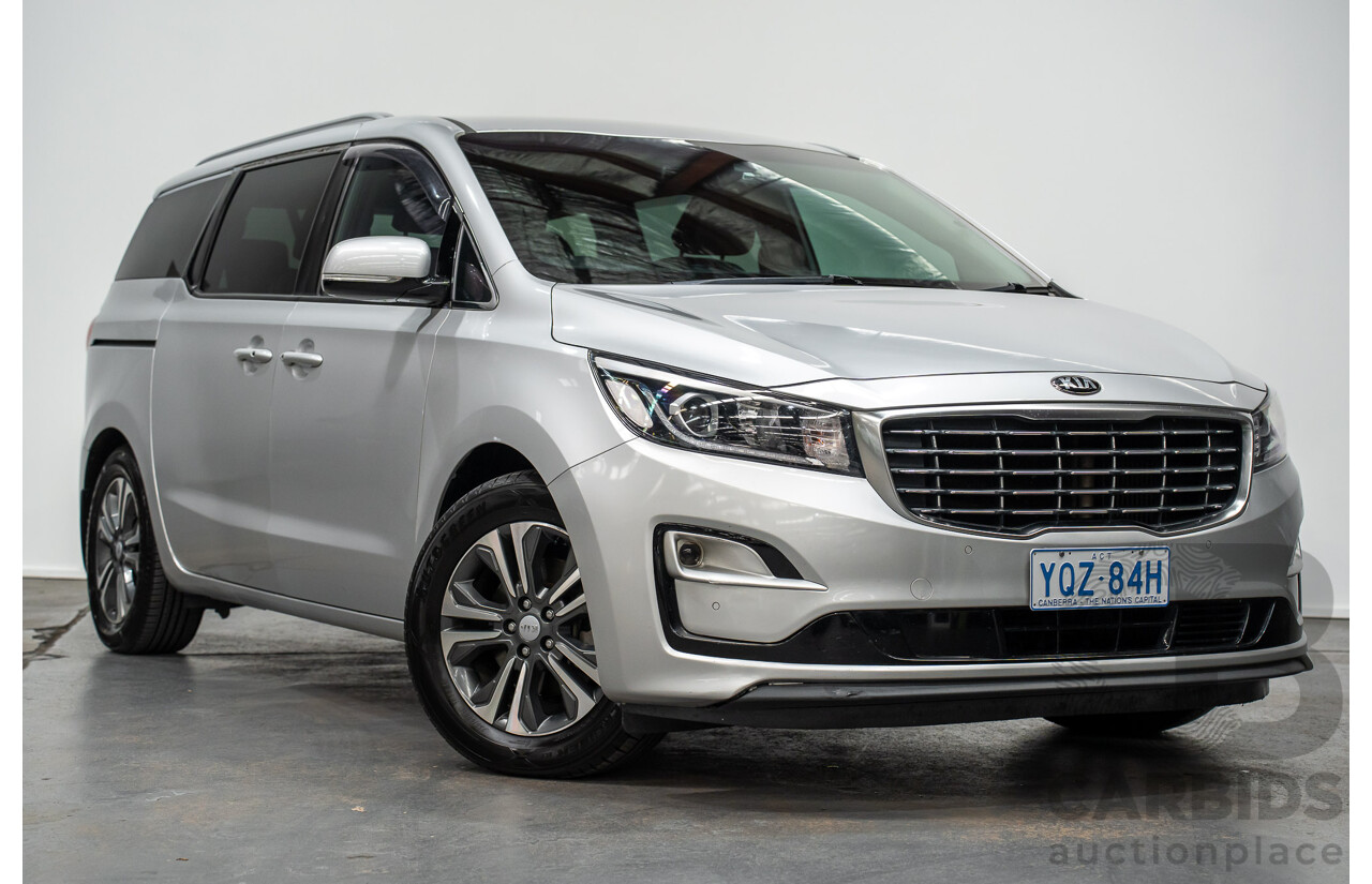 05/2019 Kia Carnival SLi YP PE MY19 4D Wagon Silky Silver Metallic Turbo Diesel 2.2L - 8 seater