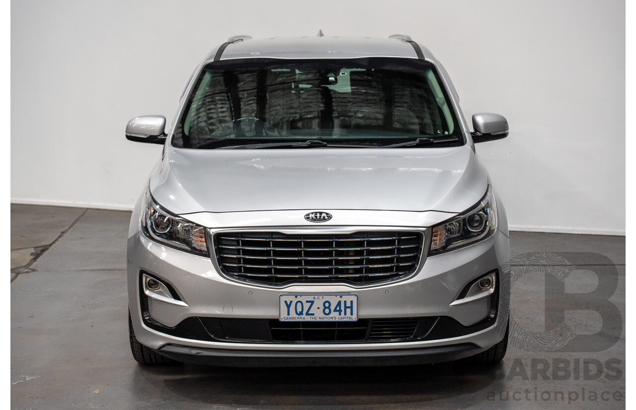 05/2019 Kia Carnival SLi YP PE MY19 4D Wagon Silky Silver Metallic Turbo Diesel 2.2L - 8 seater