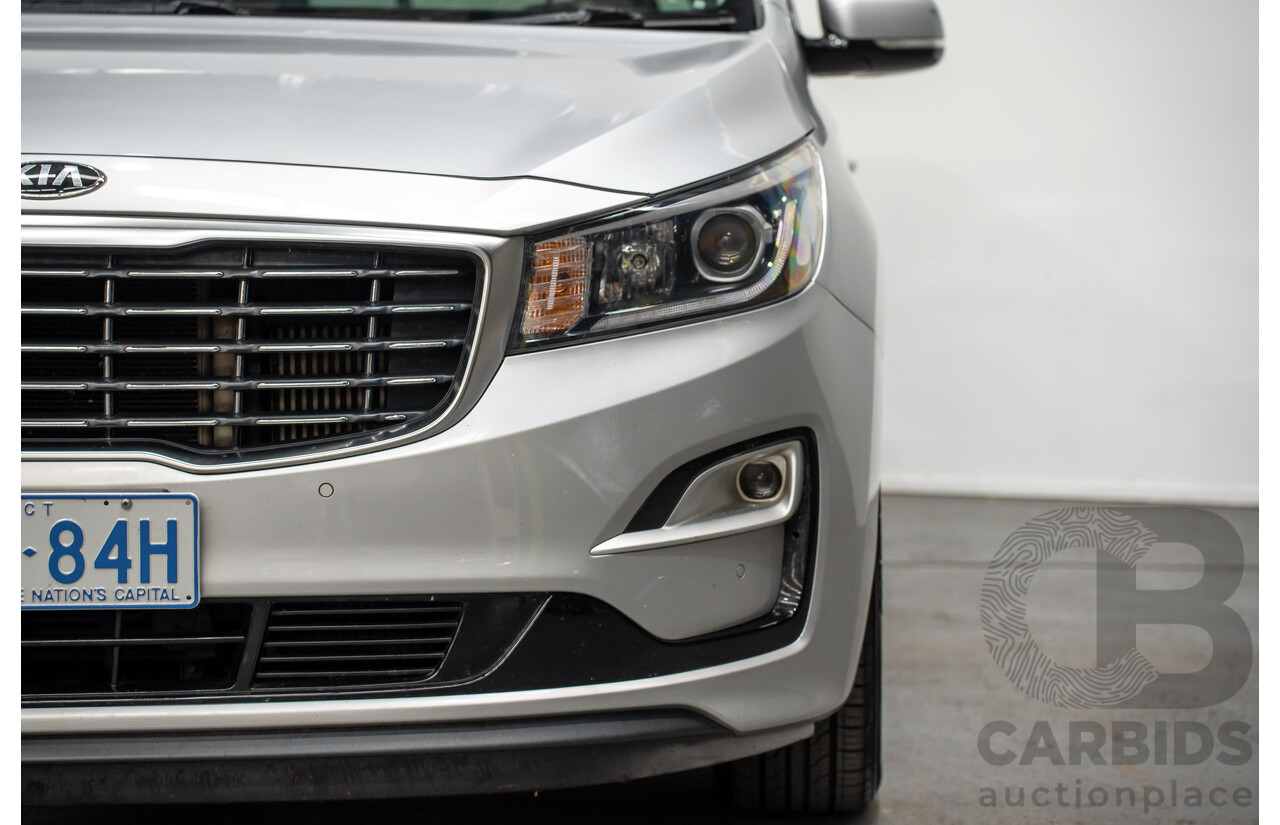05/2019 Kia Carnival SLi YP PE MY19 4D Wagon Silky Silver Metallic Turbo Diesel 2.2L - 8 seater