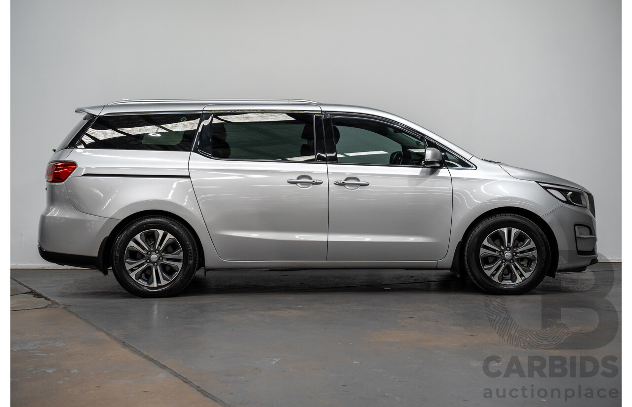 05/2019 Kia Carnival SLi YP PE MY19 4D Wagon Silky Silver Metallic Turbo Diesel 2.2L - 8 seater
