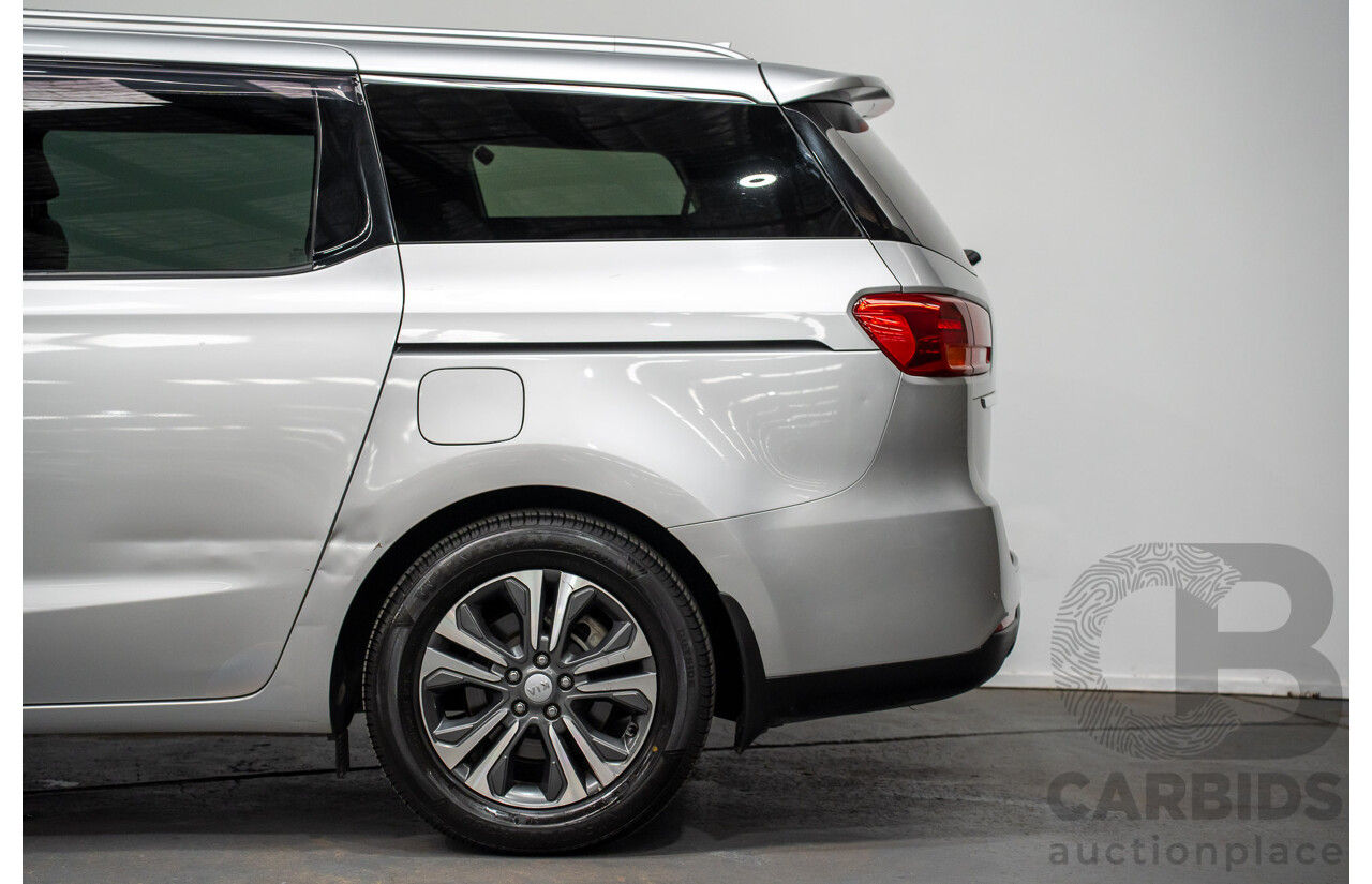 05/2019 Kia Carnival SLi YP PE MY19 4D Wagon Silky Silver Metallic Turbo Diesel 2.2L - 8 seater