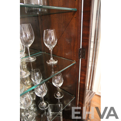 Chippendale Style China Cabinet with 4 Glass Doors 