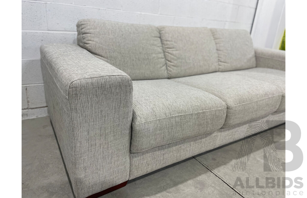 PLUSH THINK SOFAS - Architect 3 Seat Fabric Sofa