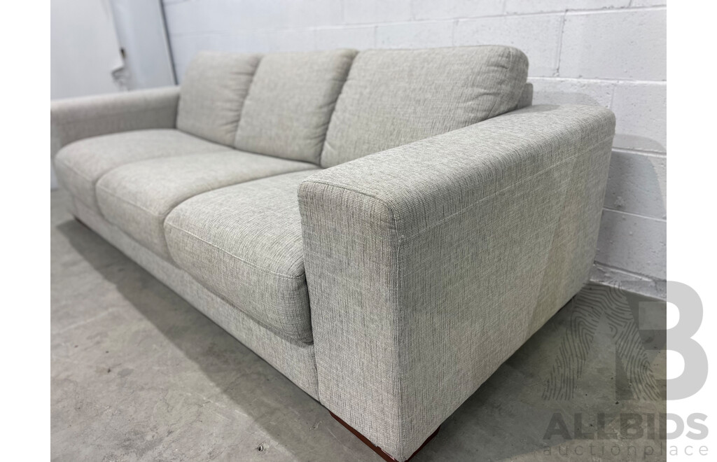 PLUSH THINK SOFAS - Architect 3 Seat Fabric Sofa