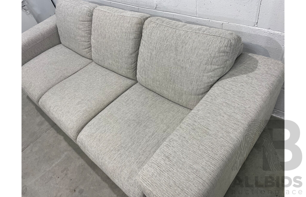 PLUSH THINK SOFAS - Architect 3 Seat Fabric Sofa