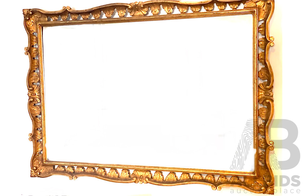 Large Gold Wall Mirror