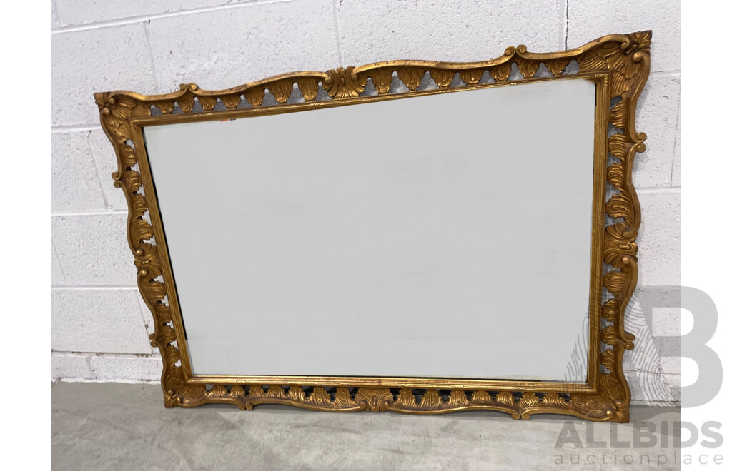 Large Gold Wall Mirror