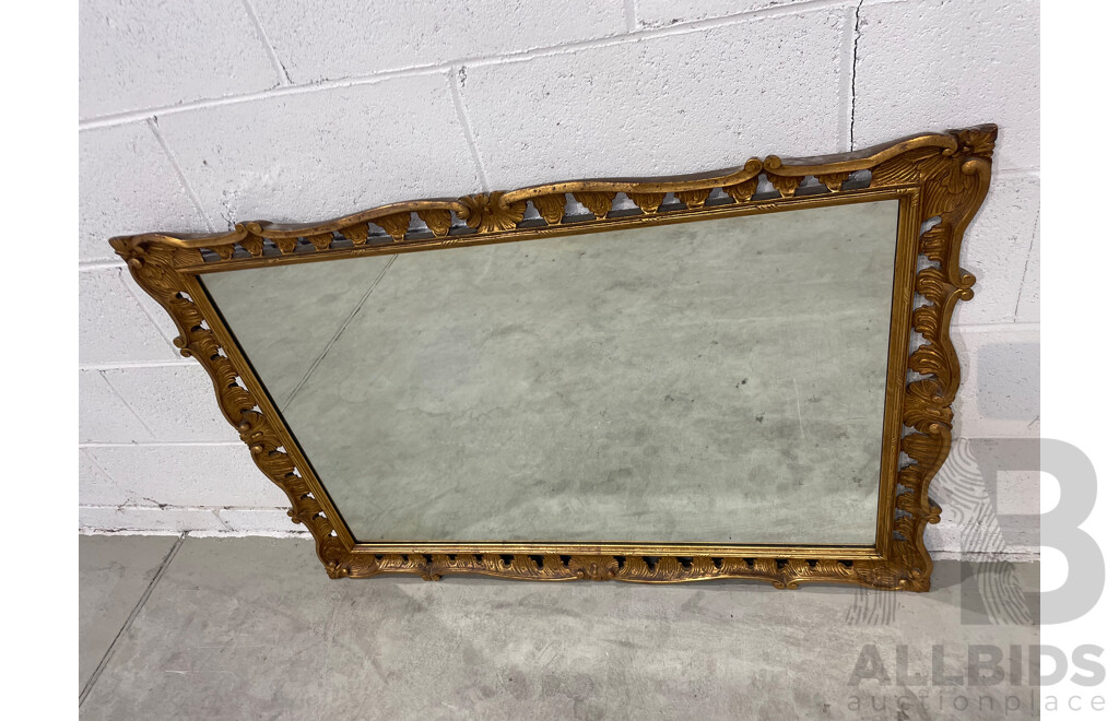 Large Gold Wall Mirror
