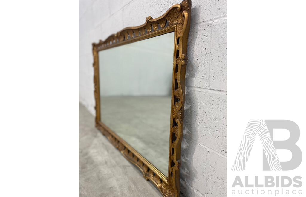 Large Gold Wall Mirror