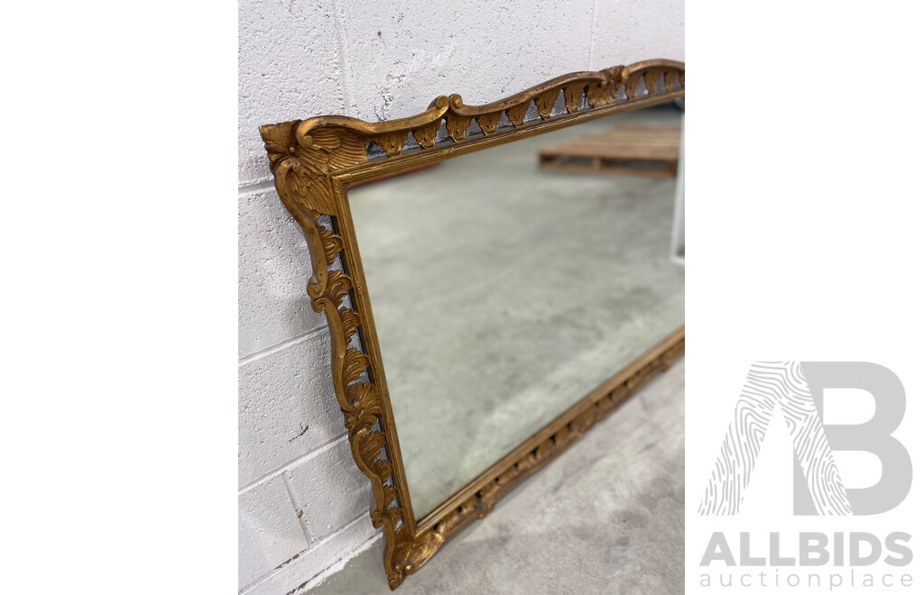 Large Gold Wall Mirror