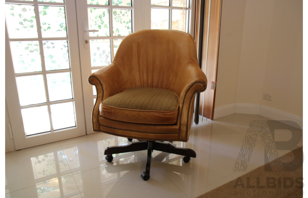 CENTURY HICKORY, NC Swivel Office Chair - Lot of 2