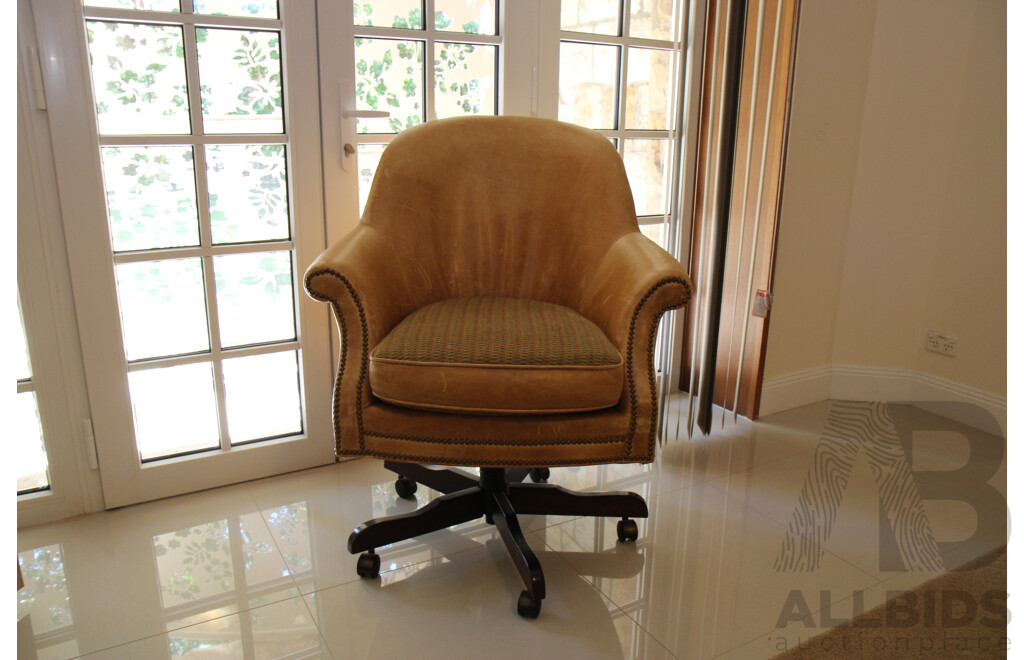 CENTURY HICKORY, NC Swivel Office Chair - Lot of 2