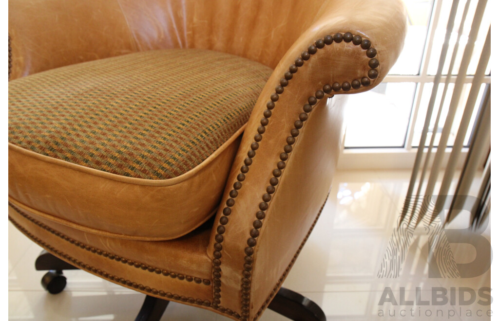 CENTURY HICKORY, NC Swivel Office Chair - Lot of 2