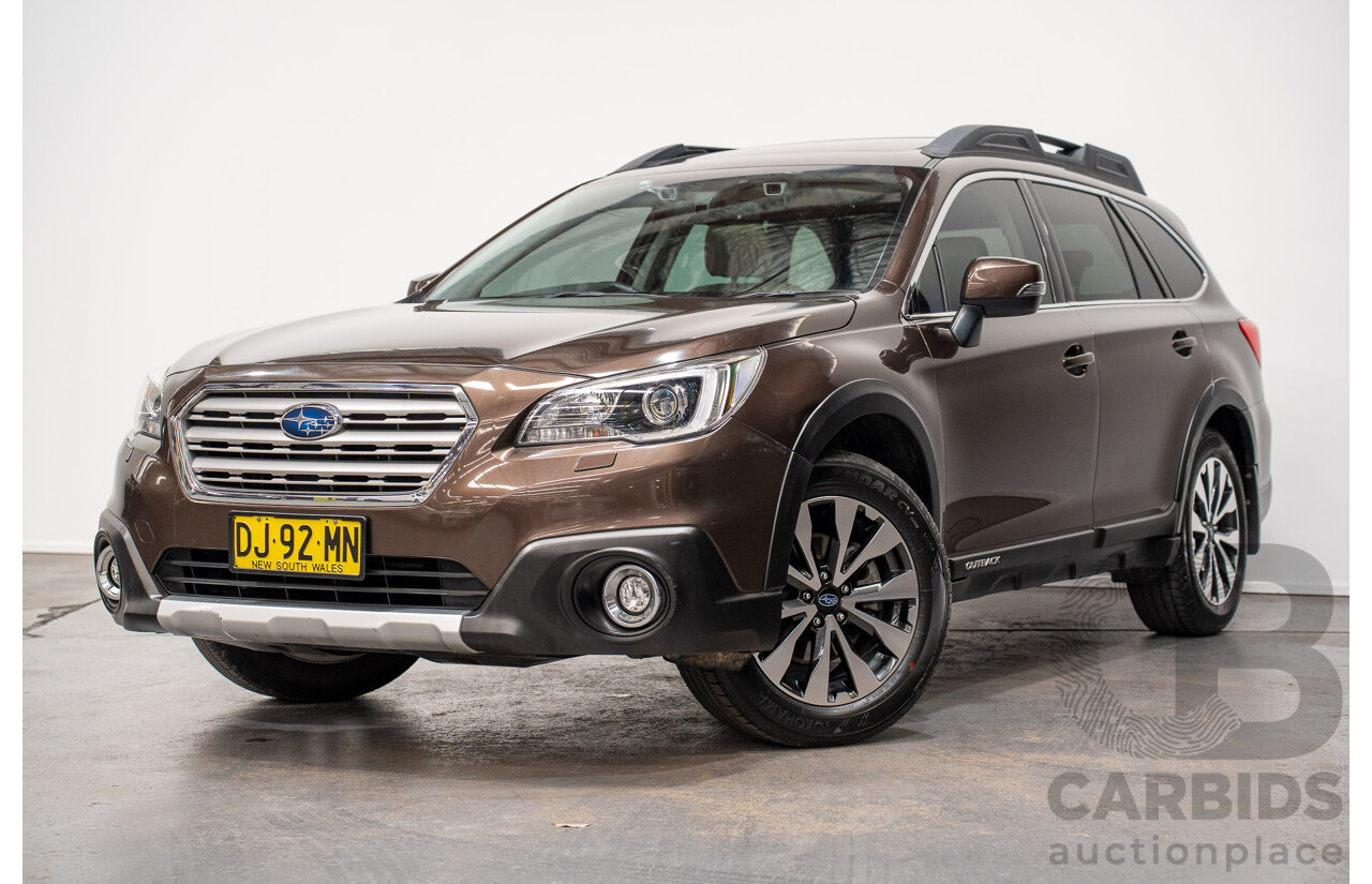 06/2017 Subaru Outback 2.5i PREMIUM (AWD) MY17 4D Wagon Oak Brown Pearl 2.5L