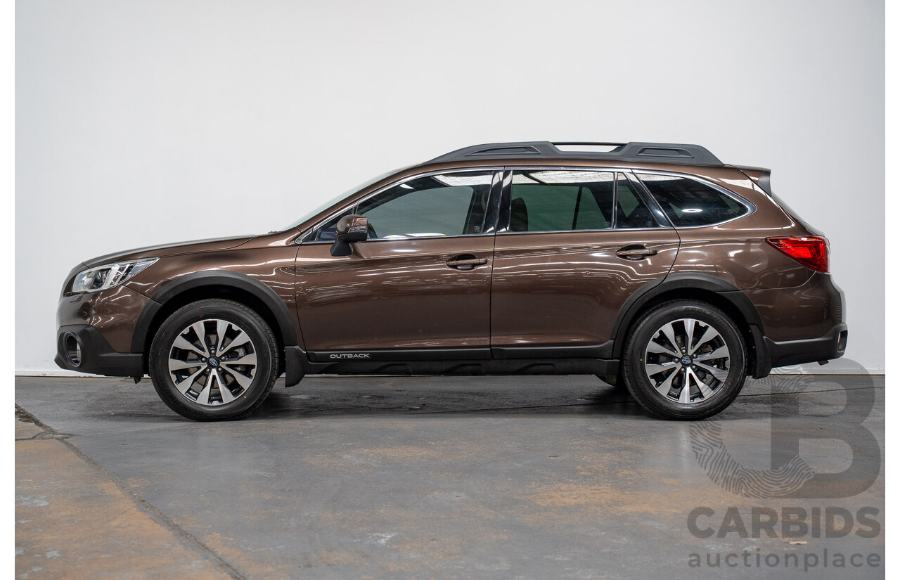 06/2017 Subaru Outback 2.5i PREMIUM (AWD) MY17 4D Wagon Oak Brown Pearl 2.5L