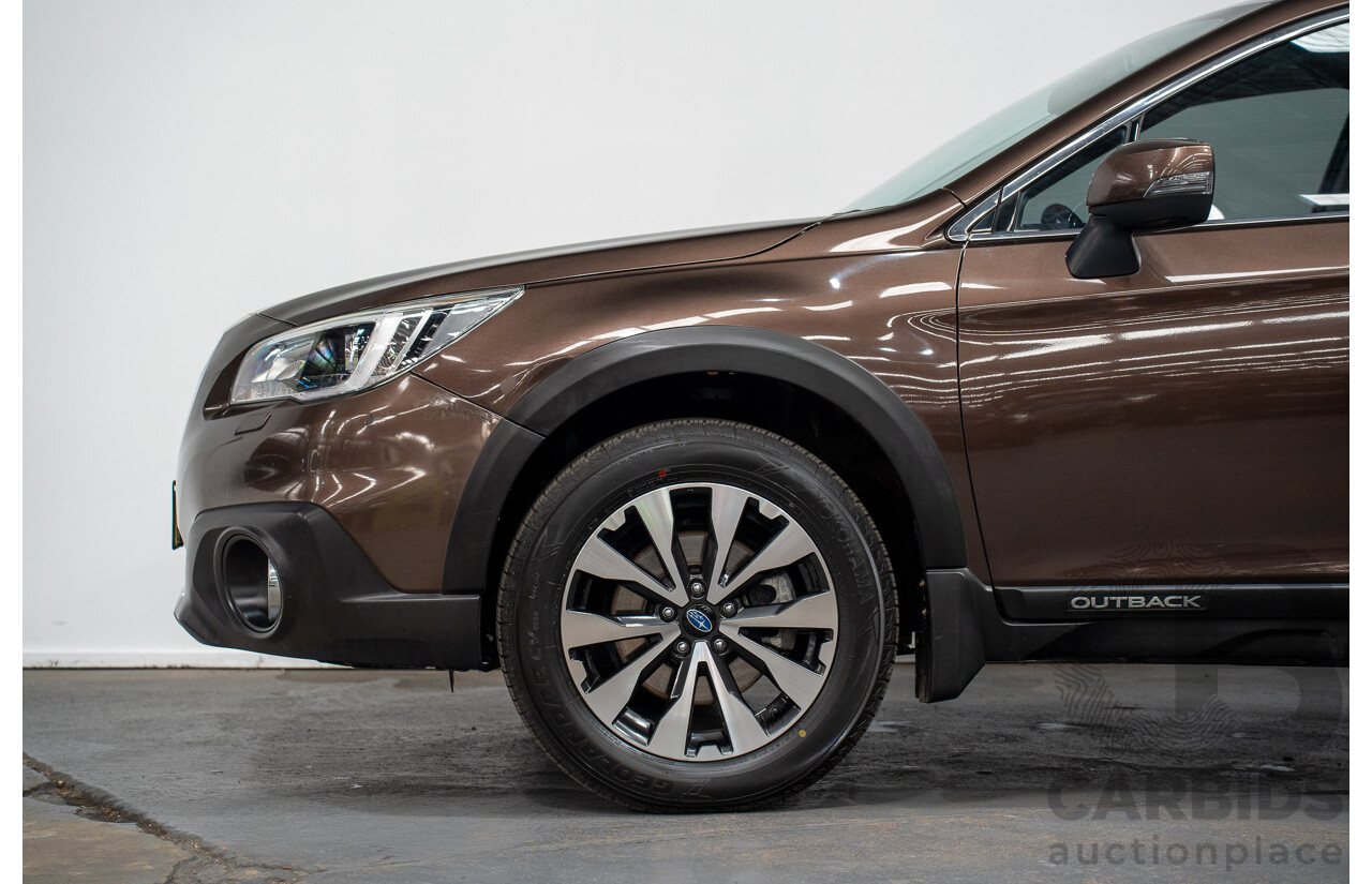 06/2017 Subaru Outback 2.5i PREMIUM (AWD) MY17 4D Wagon Oak Brown Pearl 2.5L